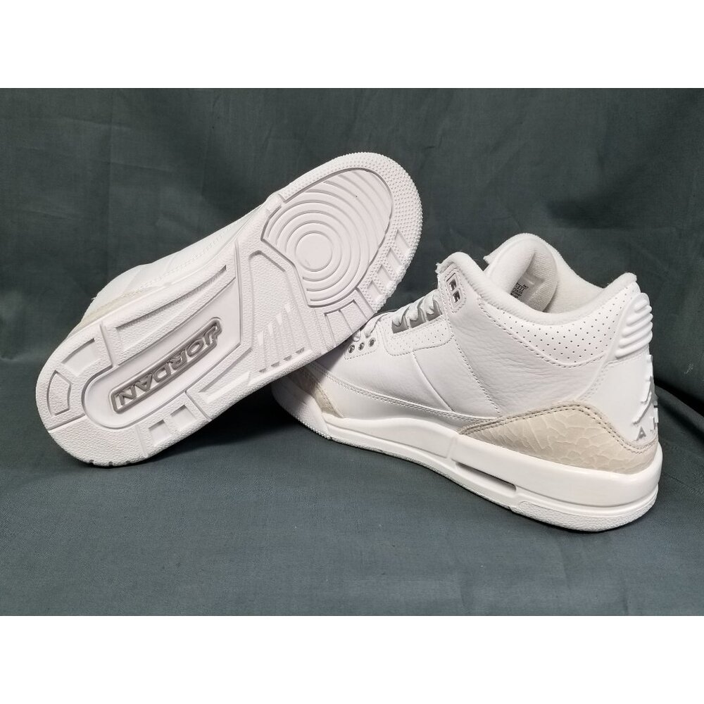 Air Jordan 3 Retro (GS) Sneakers Pure Money 2025 Edition Size 3.5Y NEW NO BOX! - Picture 2 of 12